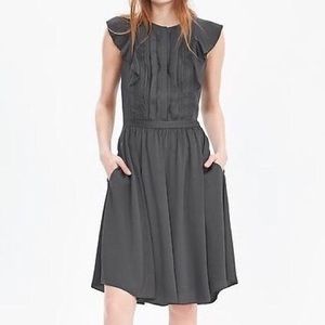 BR pintuck flutter dress